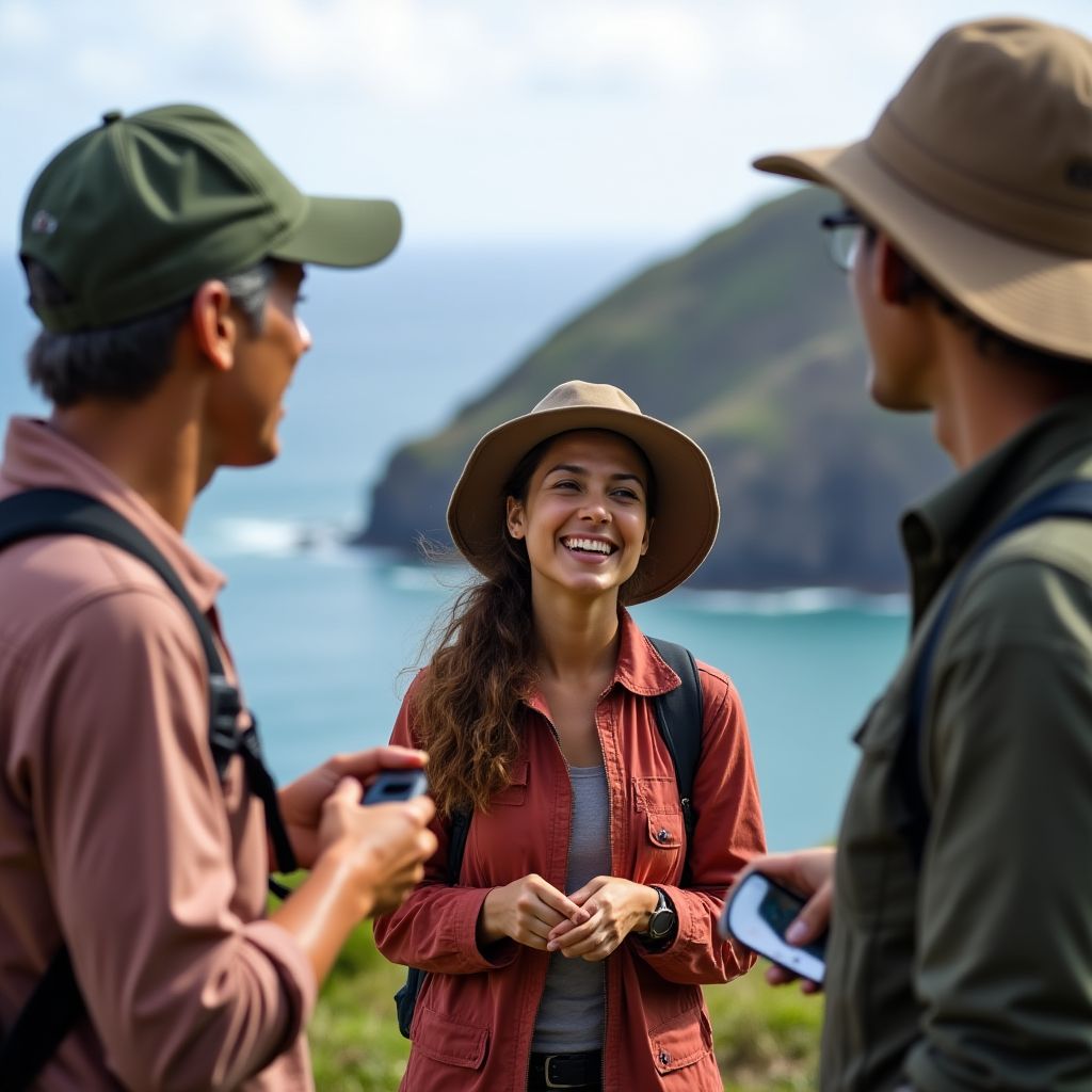 Turistas experimentando servicio de alta calidad en Ecuador